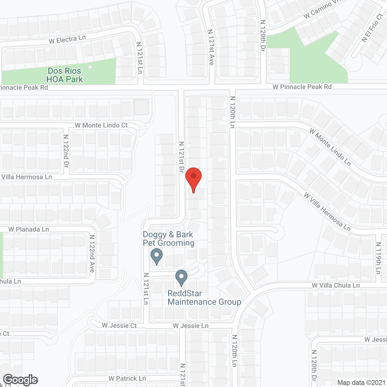 Advanced Assisted Living Home in google map