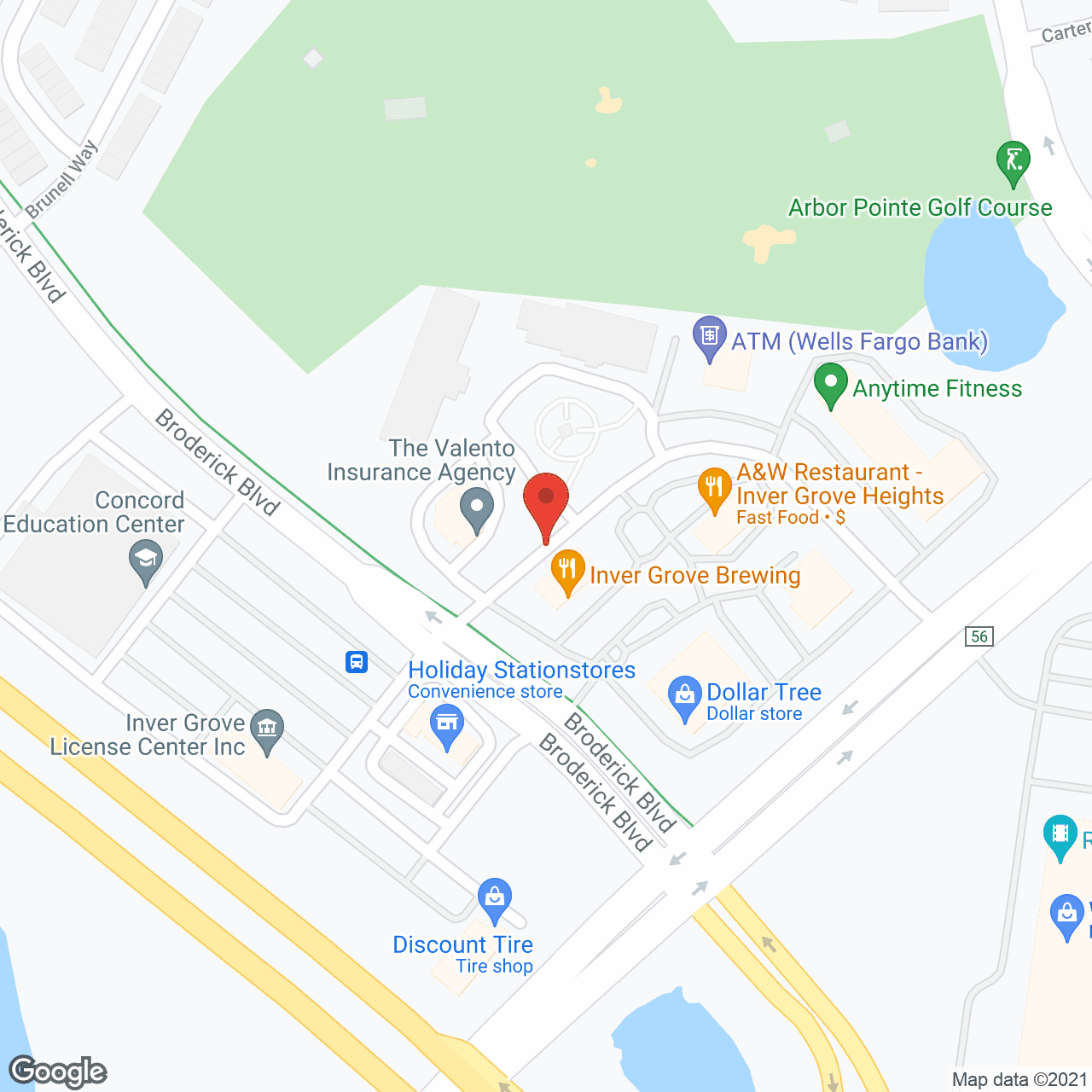 White Pines Advanced Assisted Living Memory Care in google map