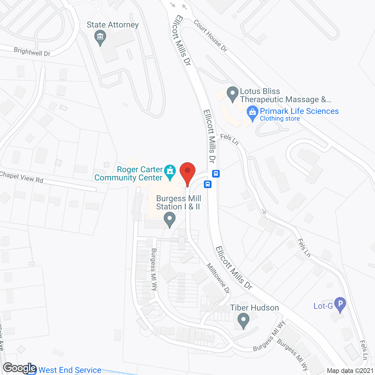 Tiber Hudson in google map