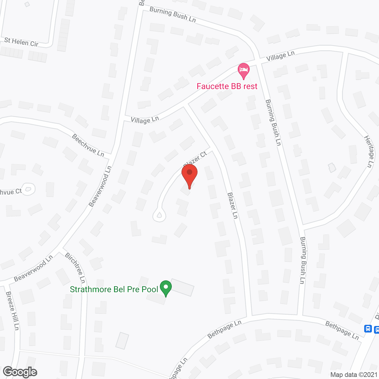 Bright Side Assisted Living in google map
