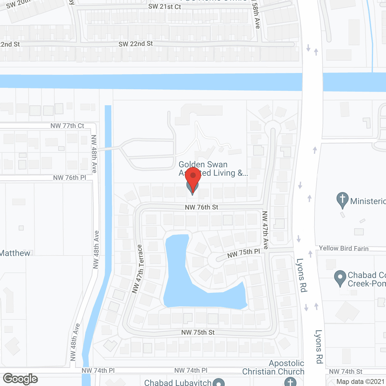 Golden Swan Assisted Living and Memory Care Facility in google map