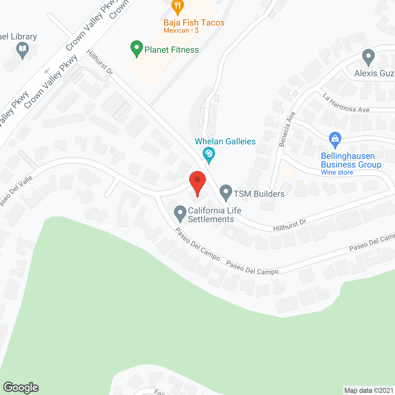 Laguna Niguel Care Home in google map