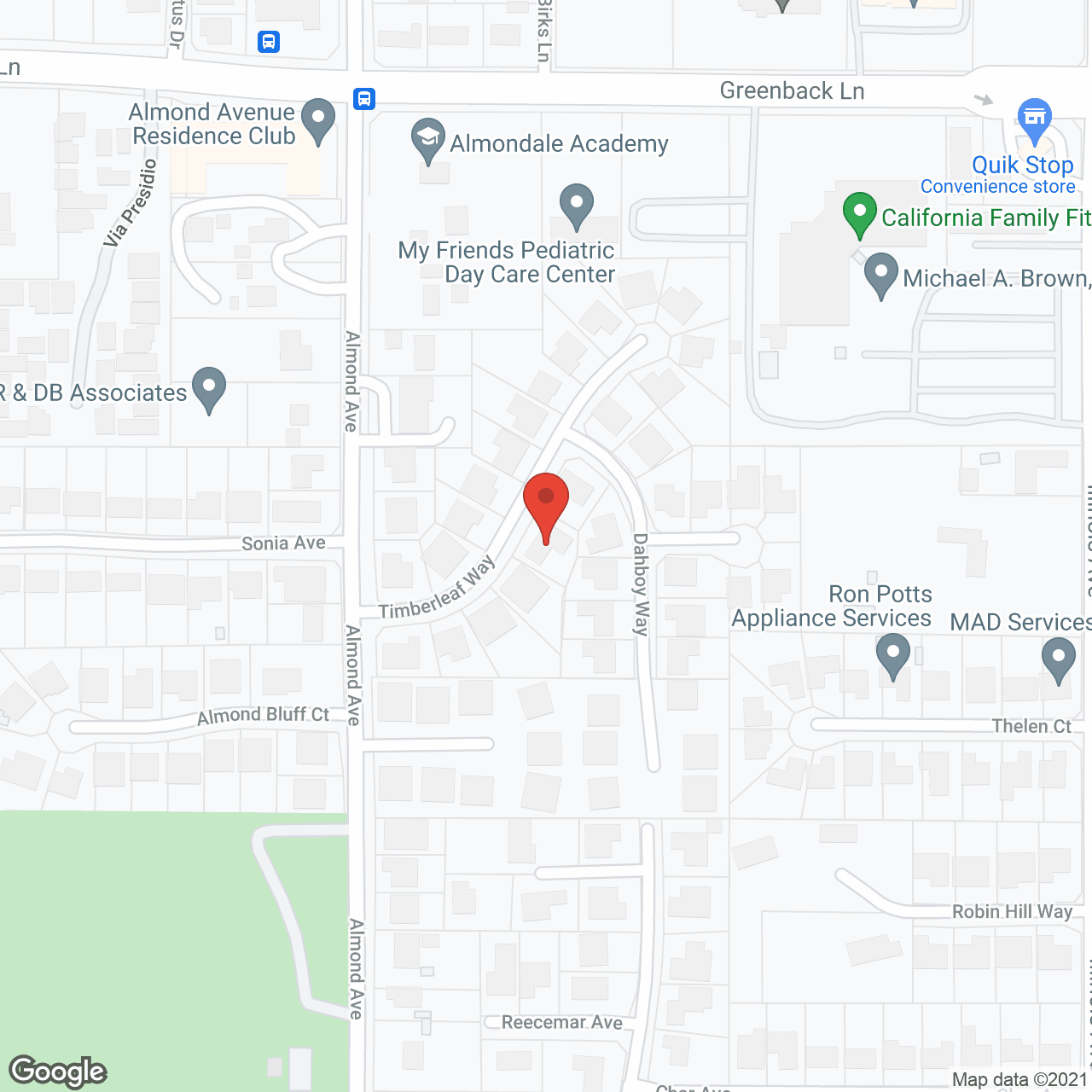 Timberleaf Home Care in google map