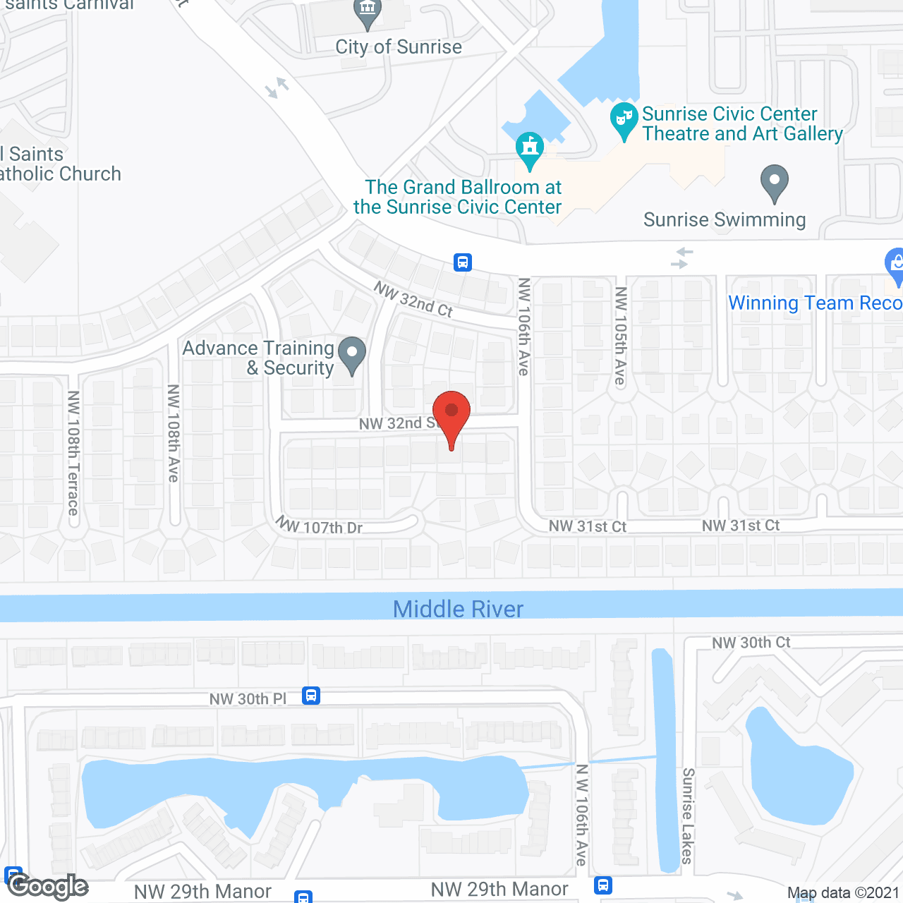 Professional Health Care Group in google map