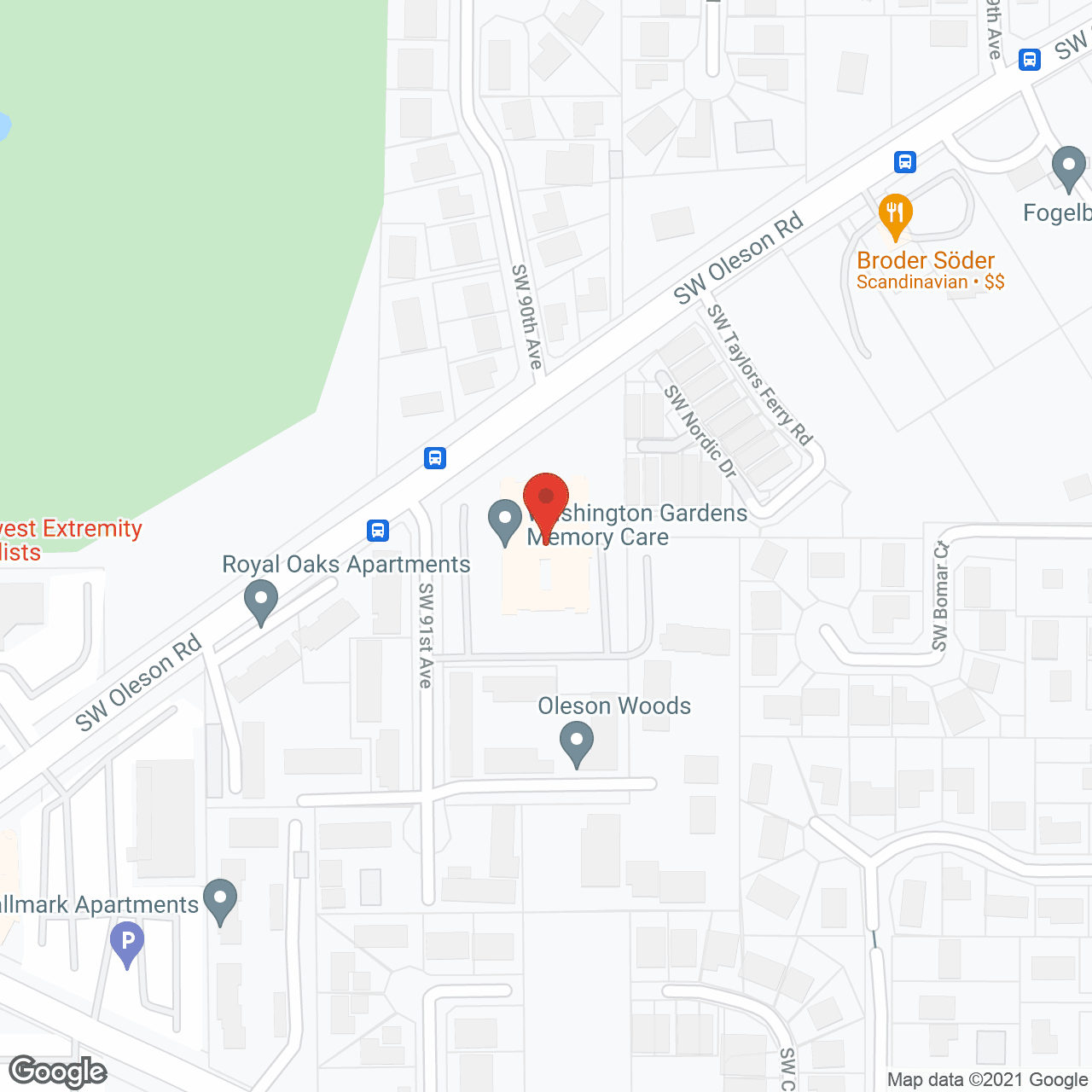 Washington Gardens Memory Care Community in google map