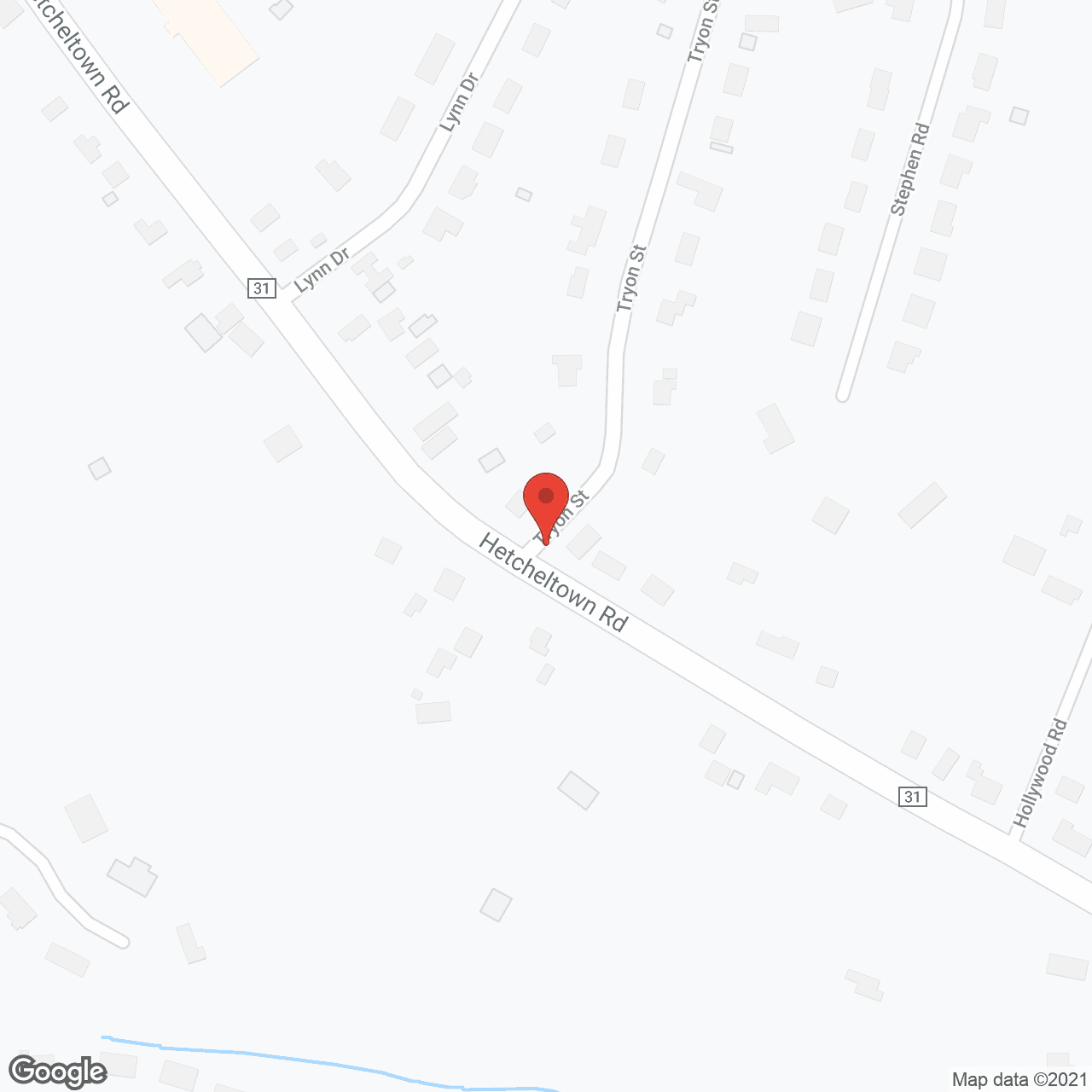 Holiday Glenville in google map