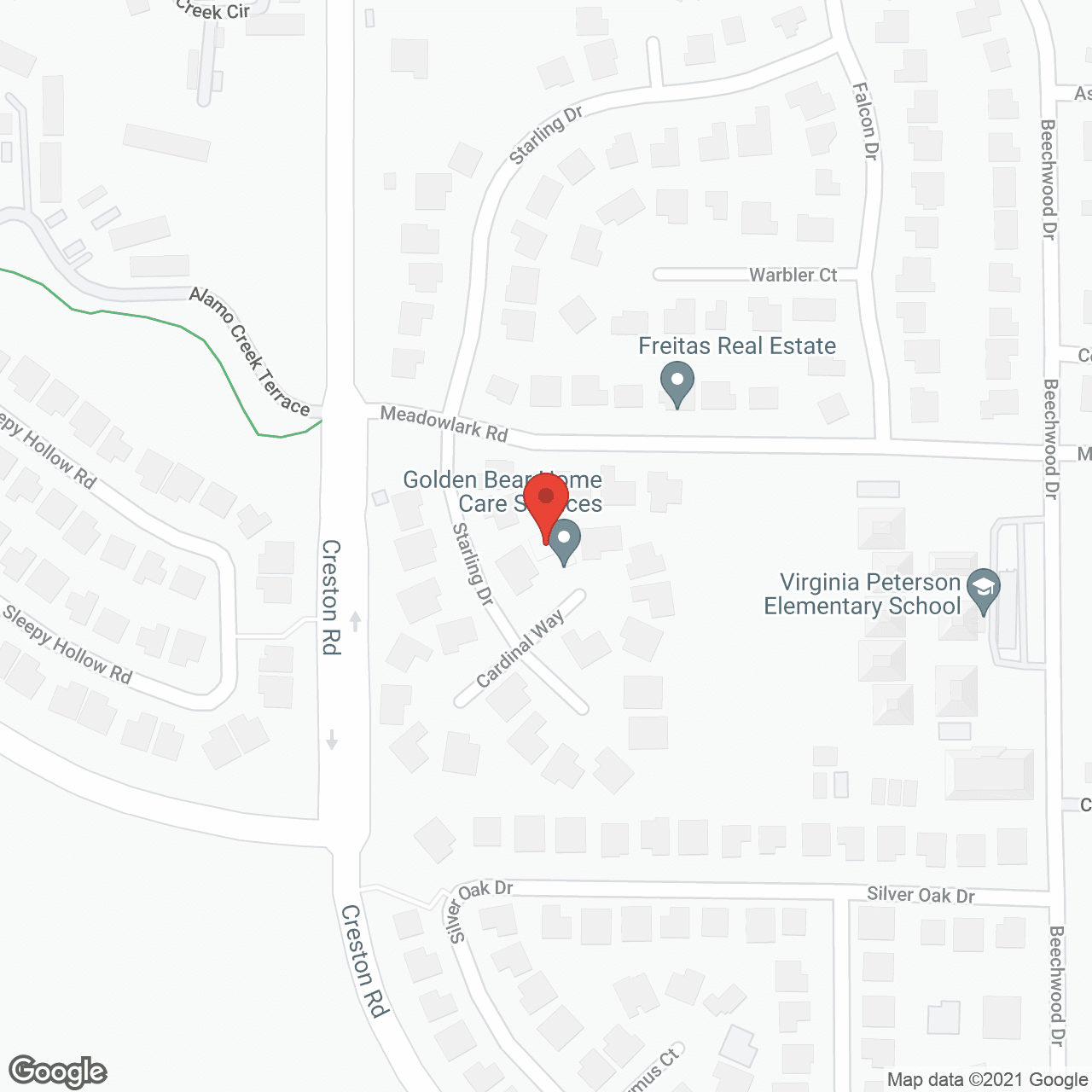 Golden Bear Home Care Services RCFE in google map