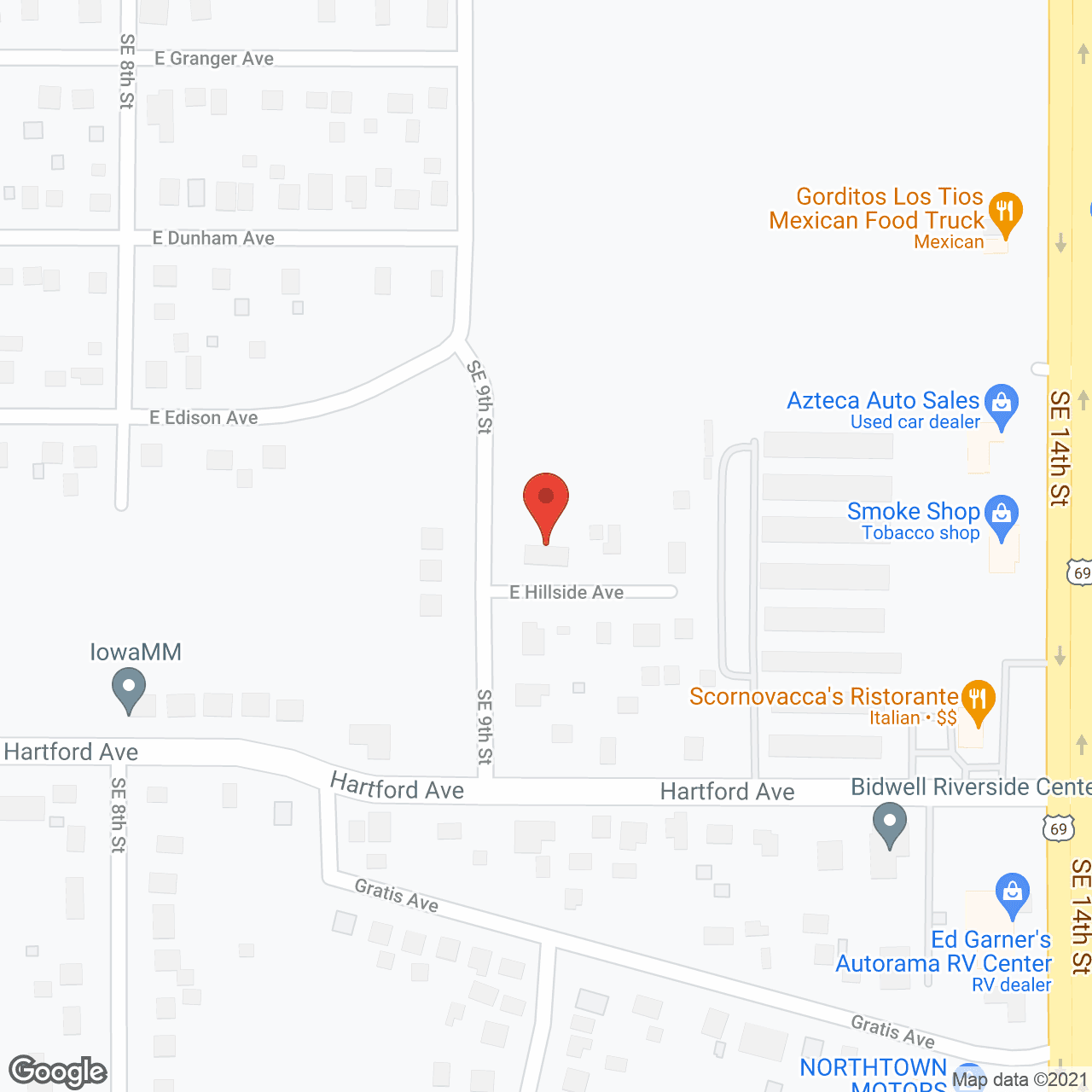 Southview SR in google map
