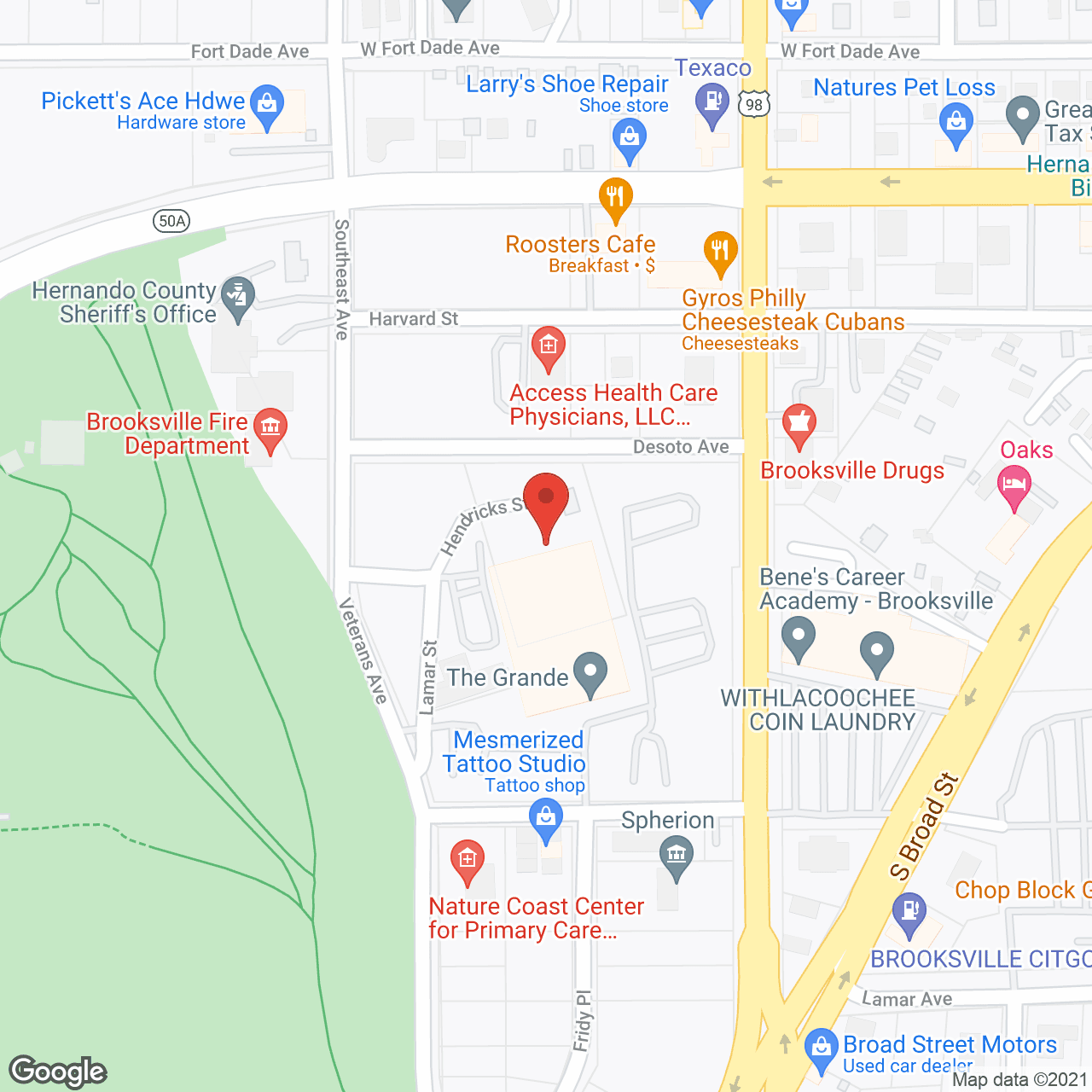The Grande in google map
