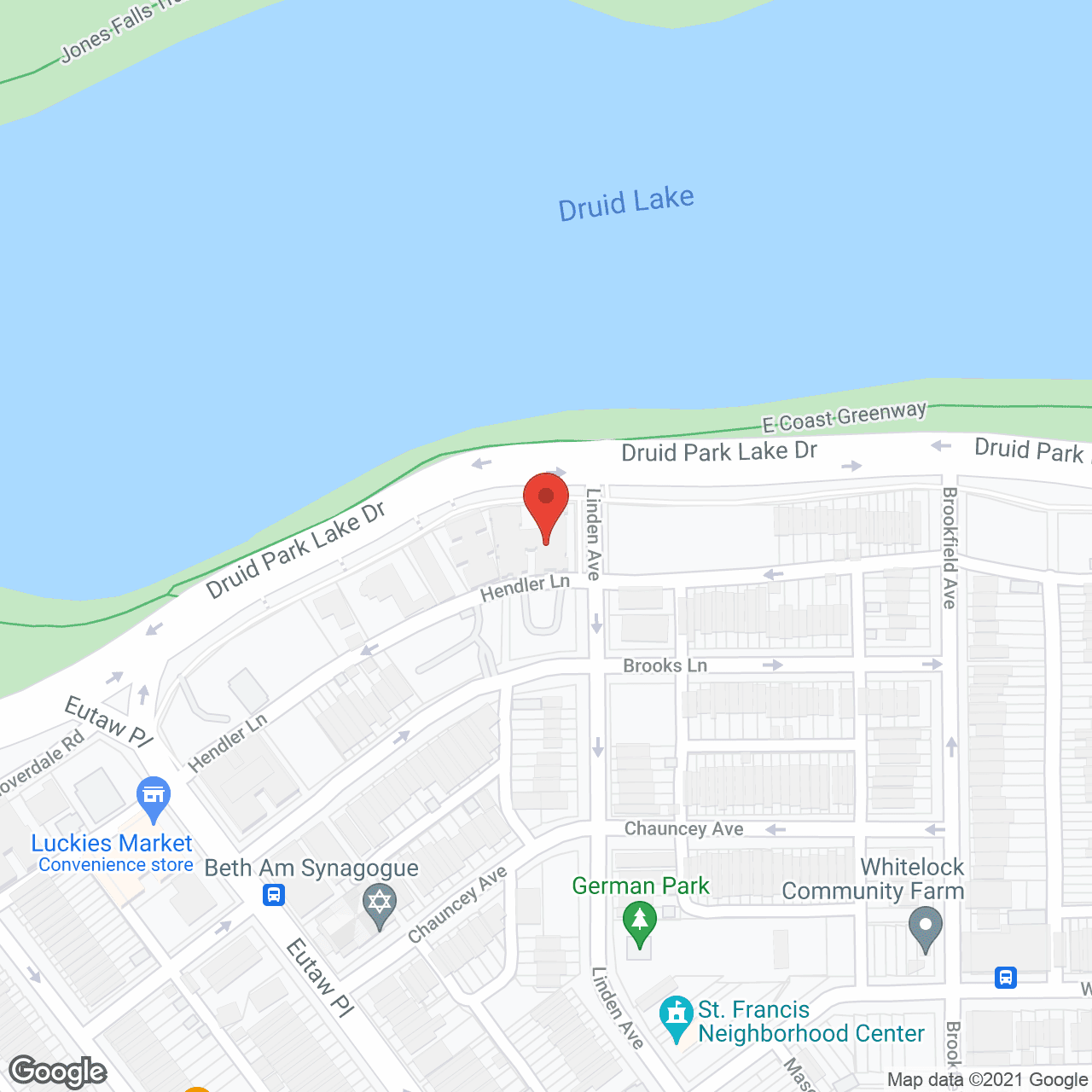 Riviera in google map