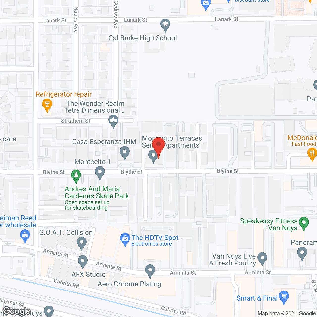 Montecito Terraces in google map