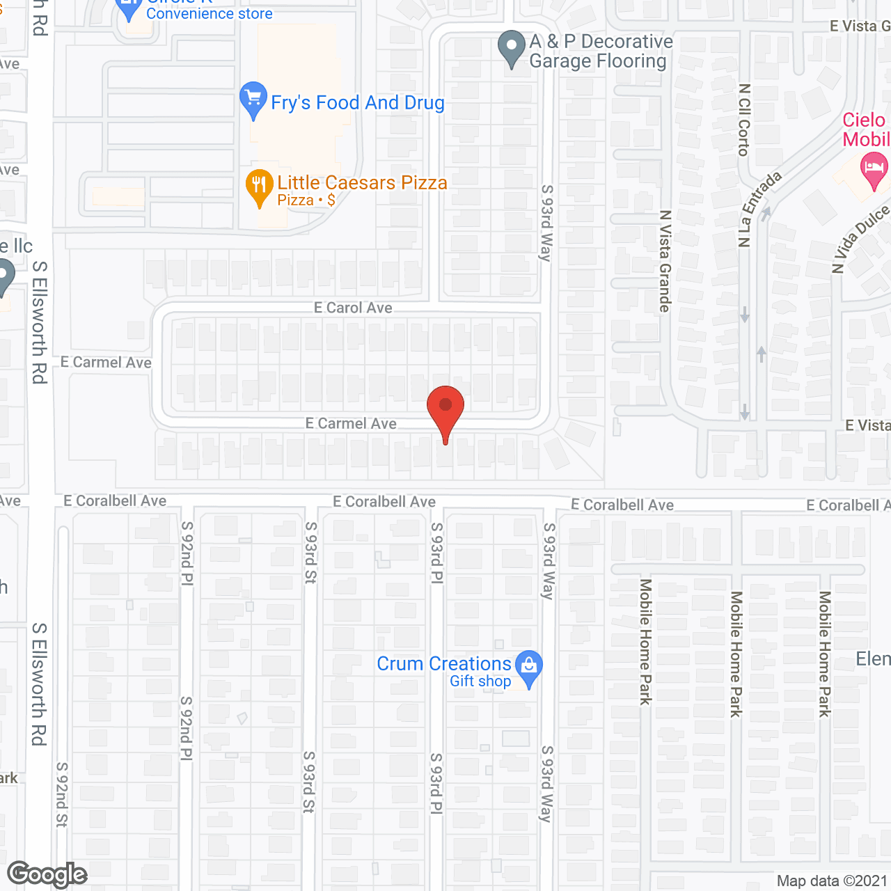 Better Living Carehome LLC in google map