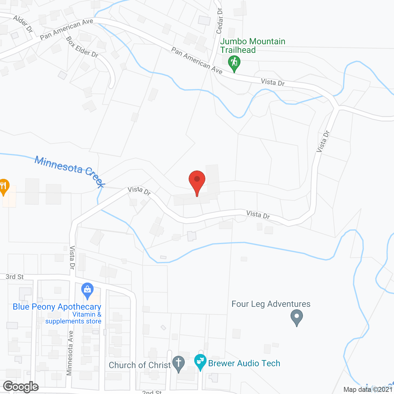 Creek Vista Senior Living Apartments in google map