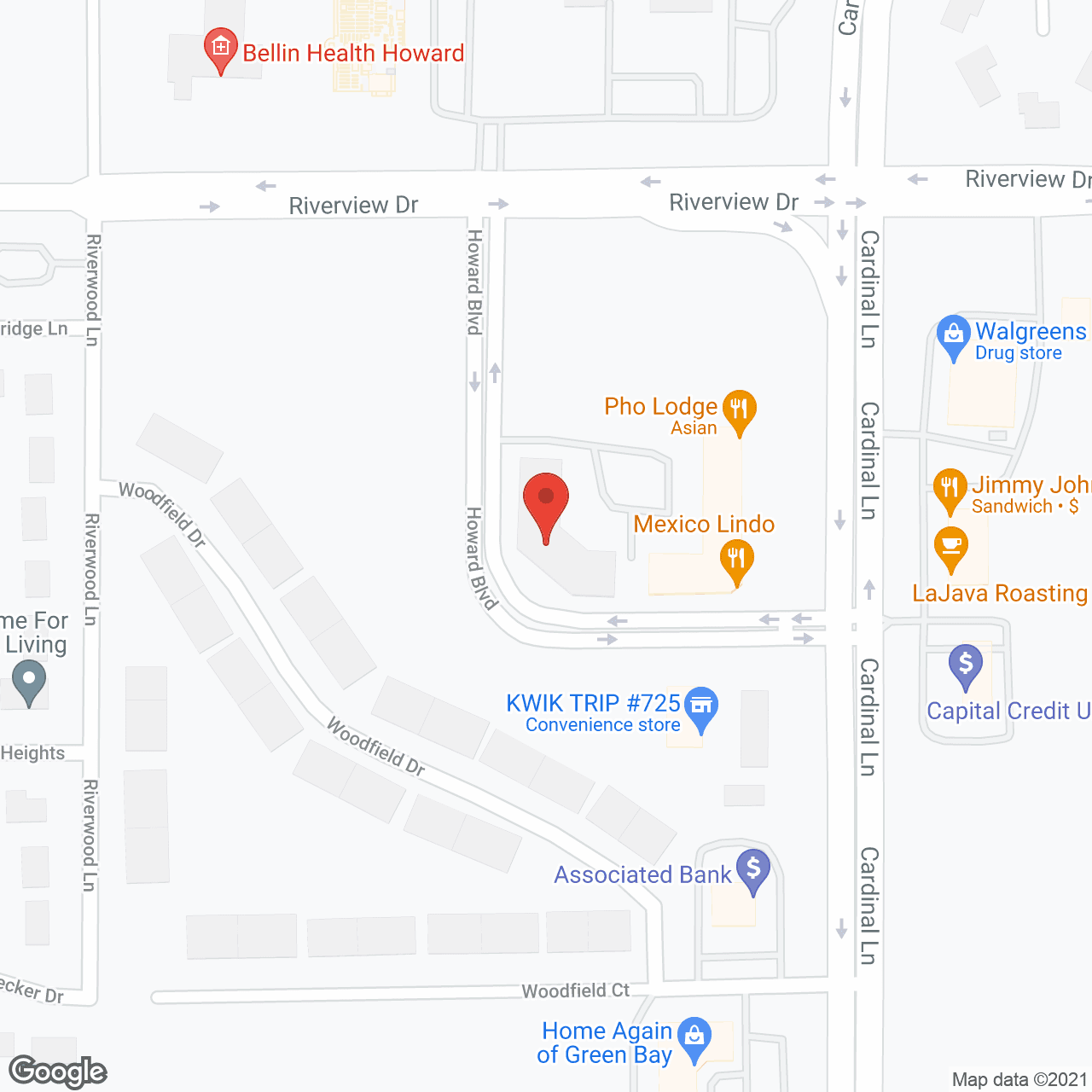 Woodfield Village II in google map