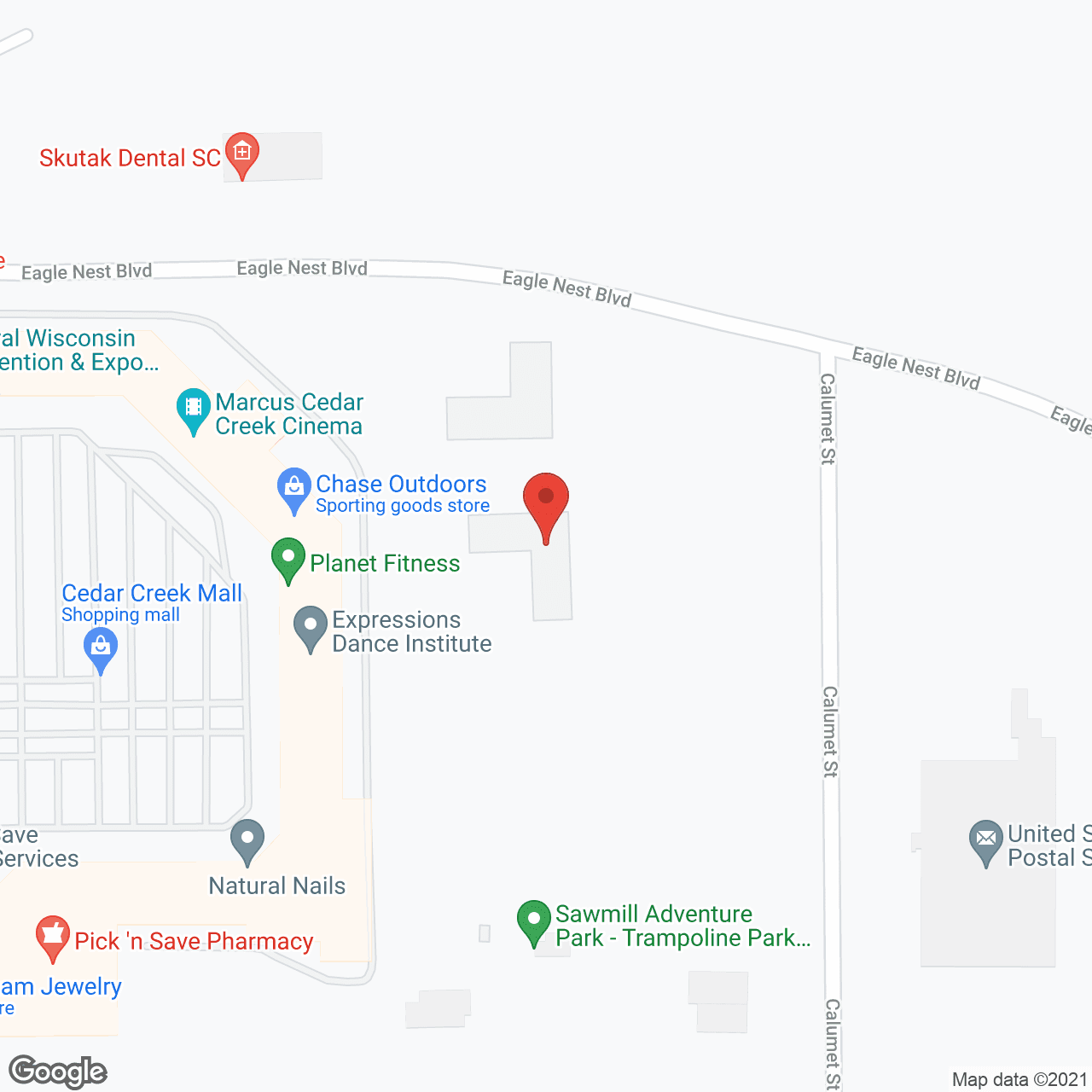 Cedar Creek Apartments II in google map