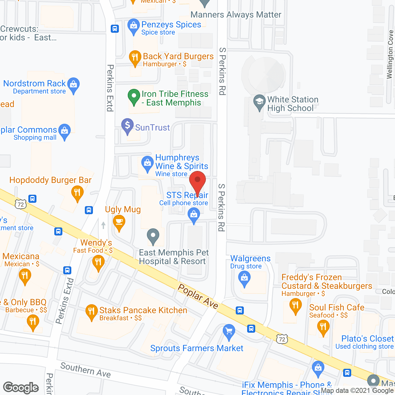 Embassy Apartments in google map