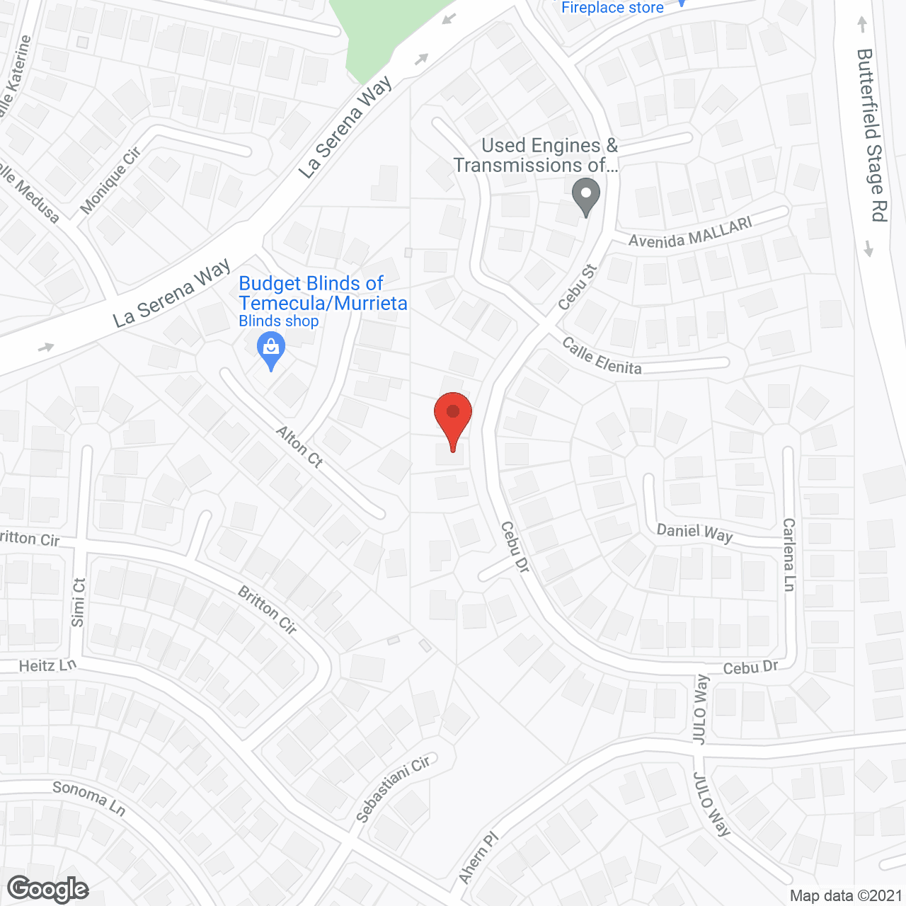 Temeku Hills Assisted Living in google map