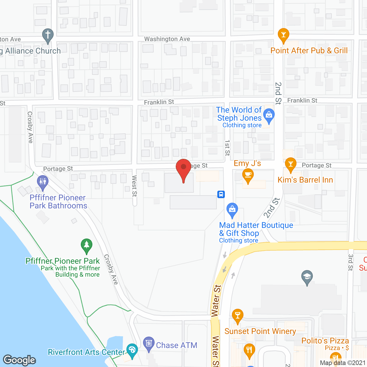Pioneer Place Apartments in google map