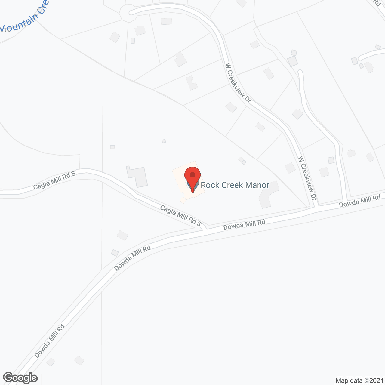 Rock Creek Manor in google map