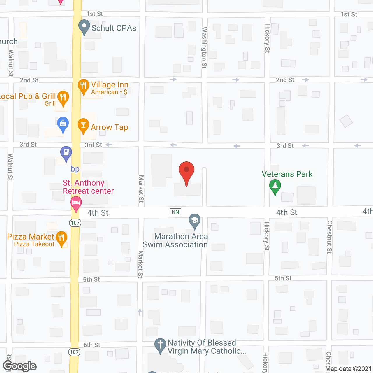 Parkview Apartments in google map