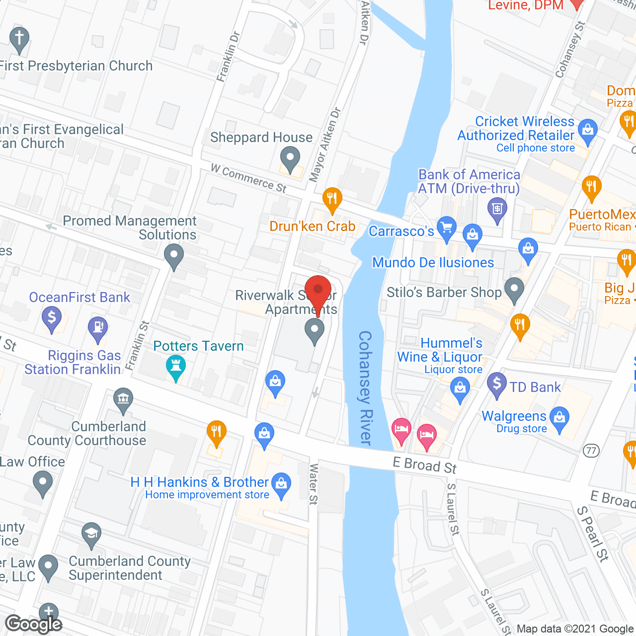Riverwalk Senior Apartments in google map
