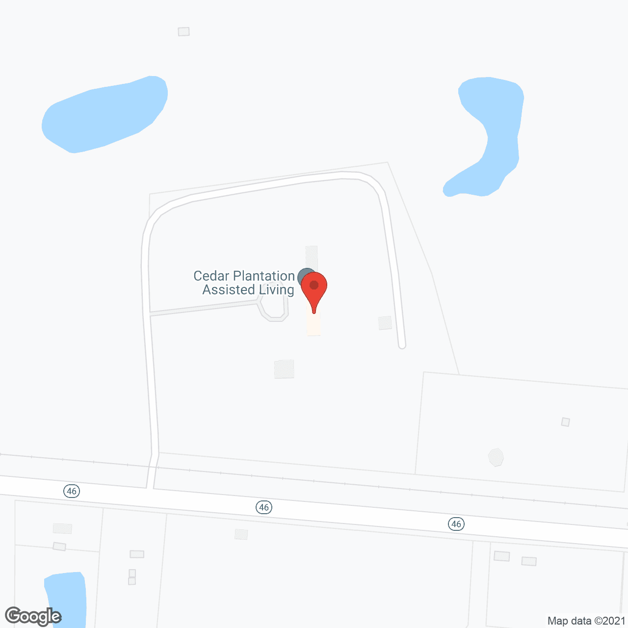 Cedar Plantation in google map