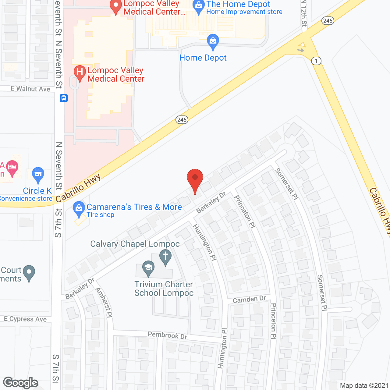 Tradewinds Assisted Living in google map