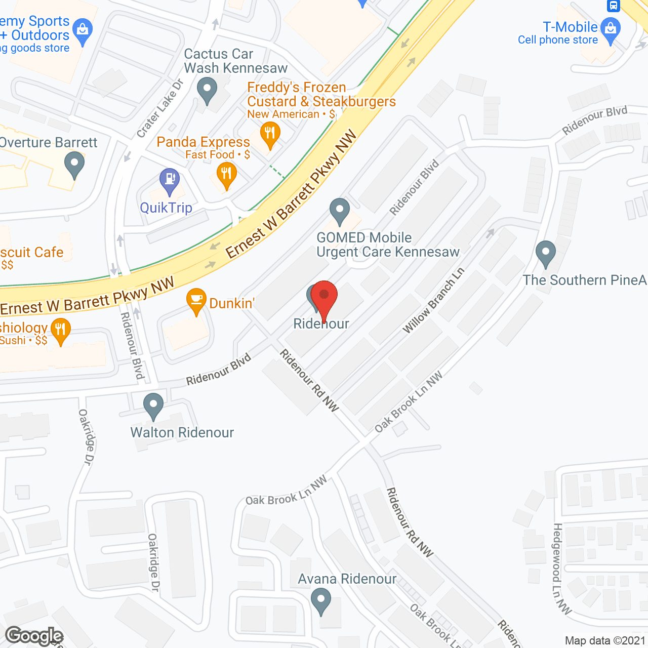 Alta Ridenour in google map