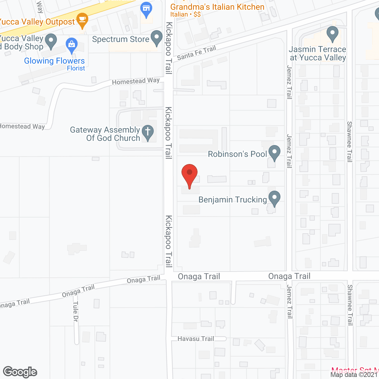 Spectrum Care Assisted Living in google map