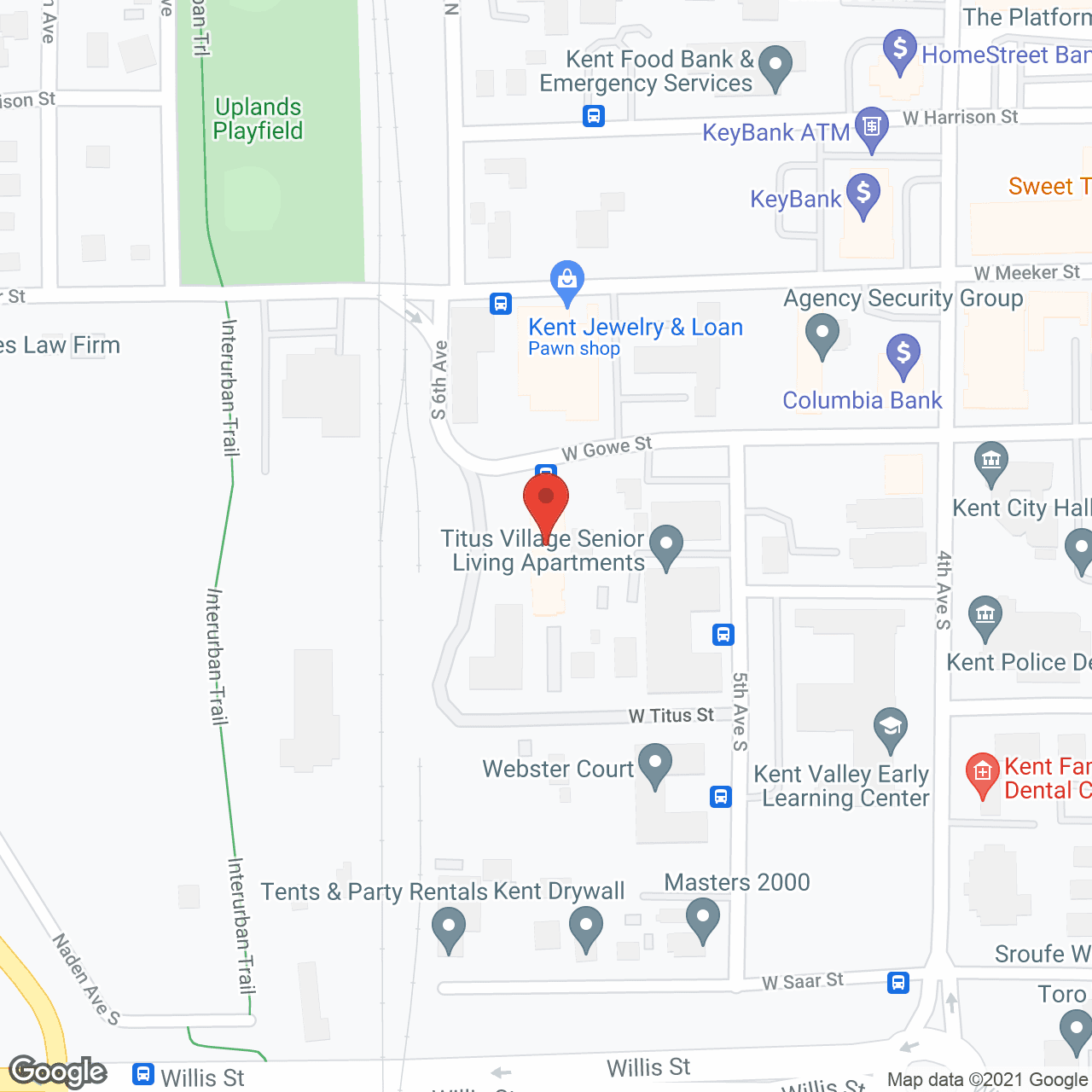 Titus Village B in google map
