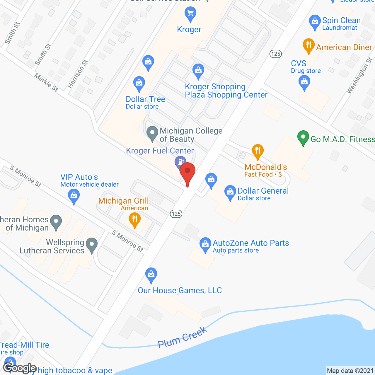 Creekside Village in google map