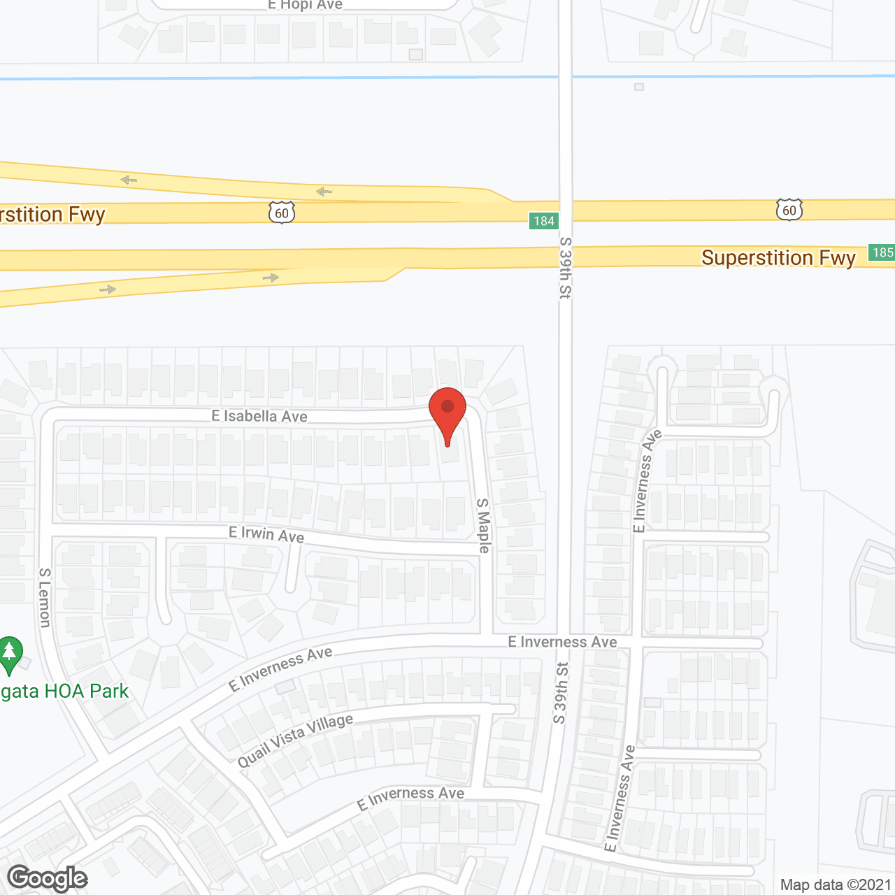Ark of Angel Assisted Living in google map