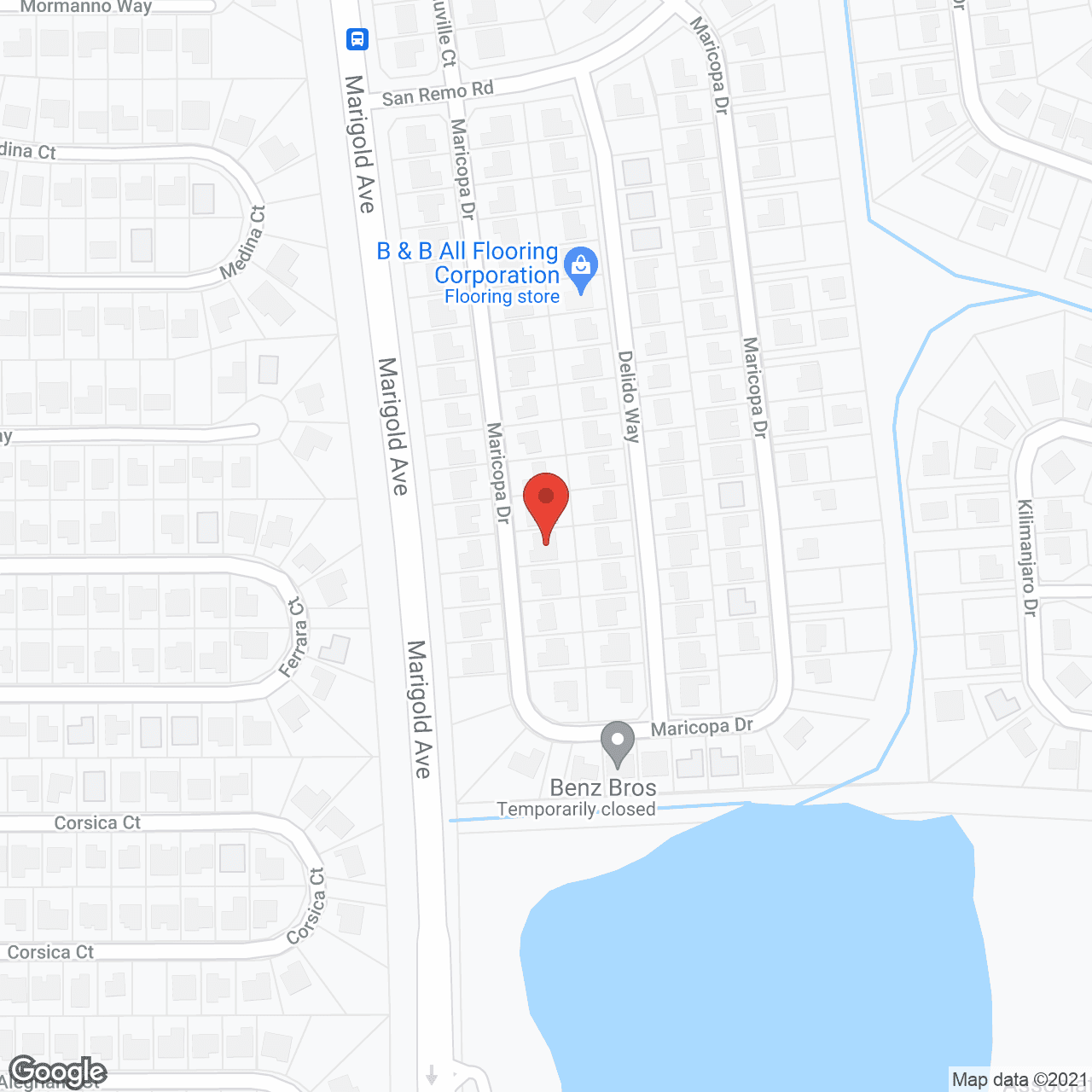 Ace Care Assisted Living in google map