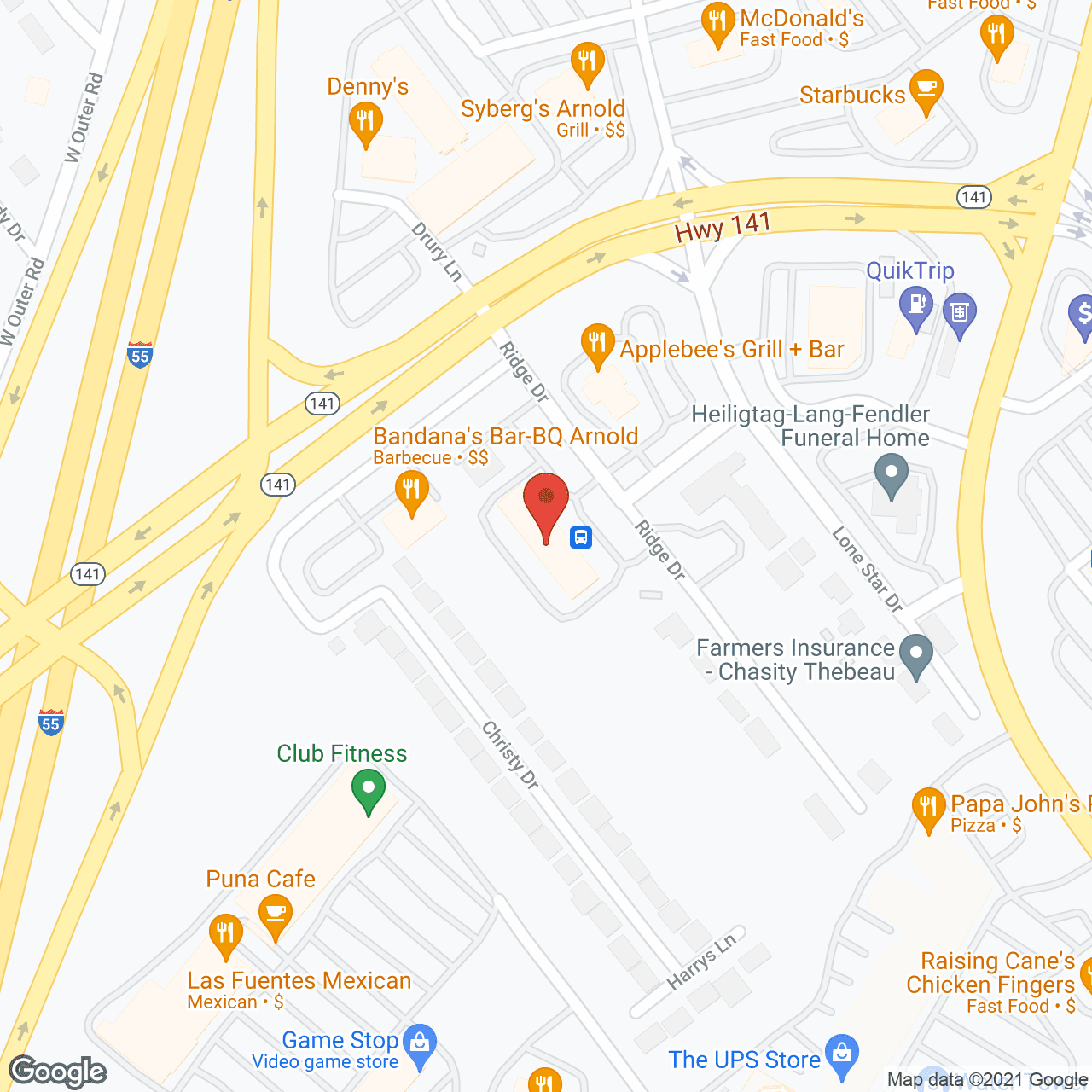 Rosemont Senior Living Centre in google map