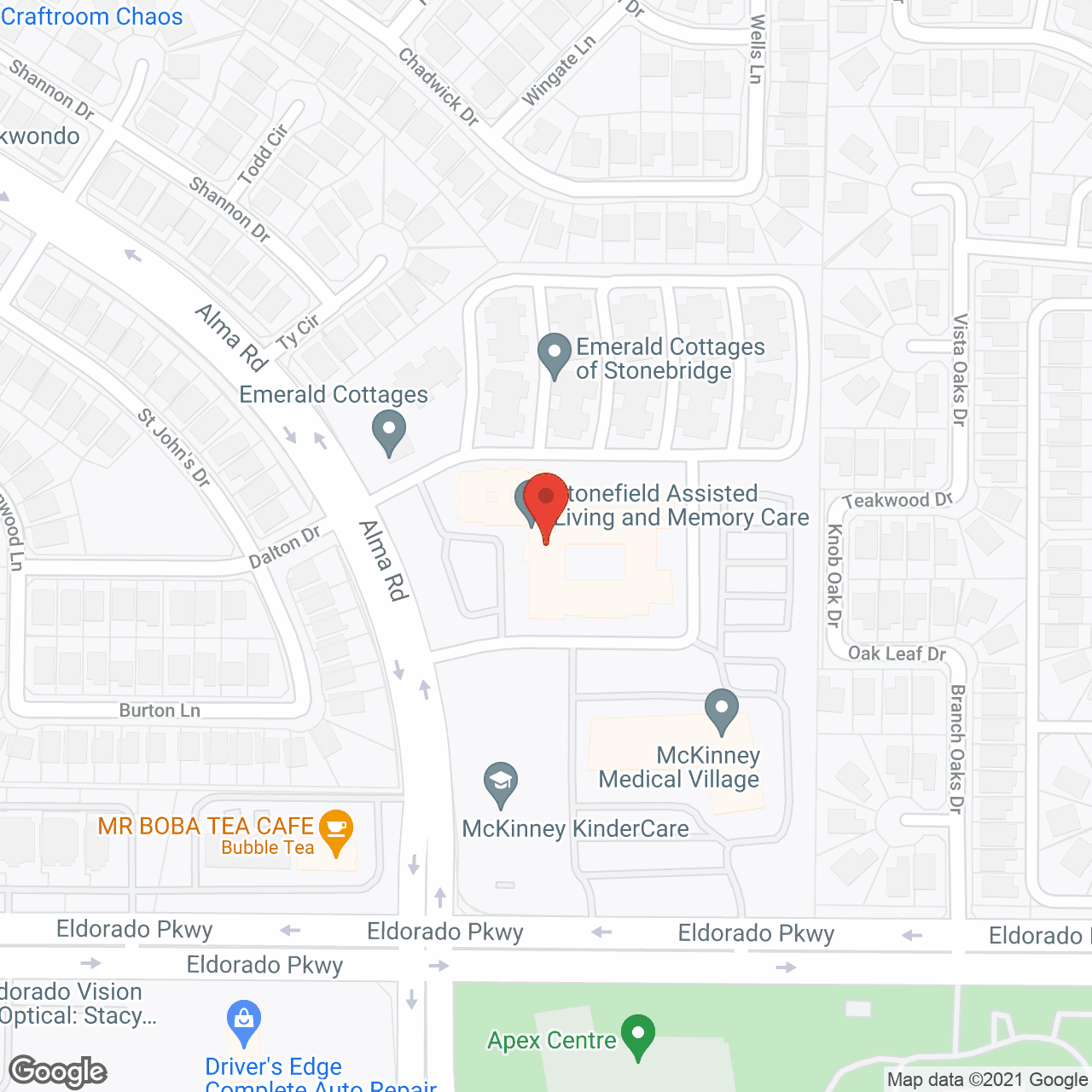 Stonefield Assisted Living and Memory Care in google map