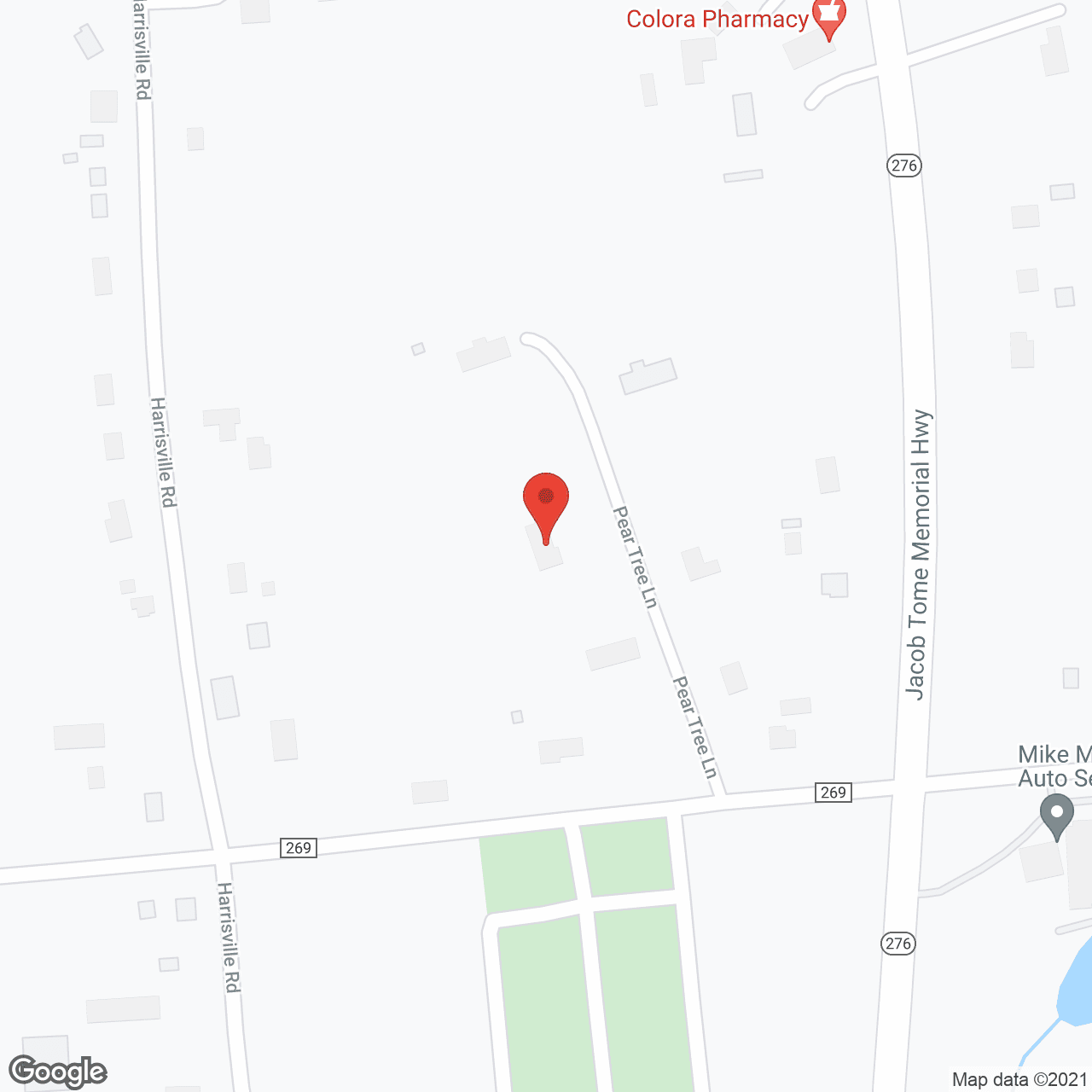 Pear Tree Manor in google map