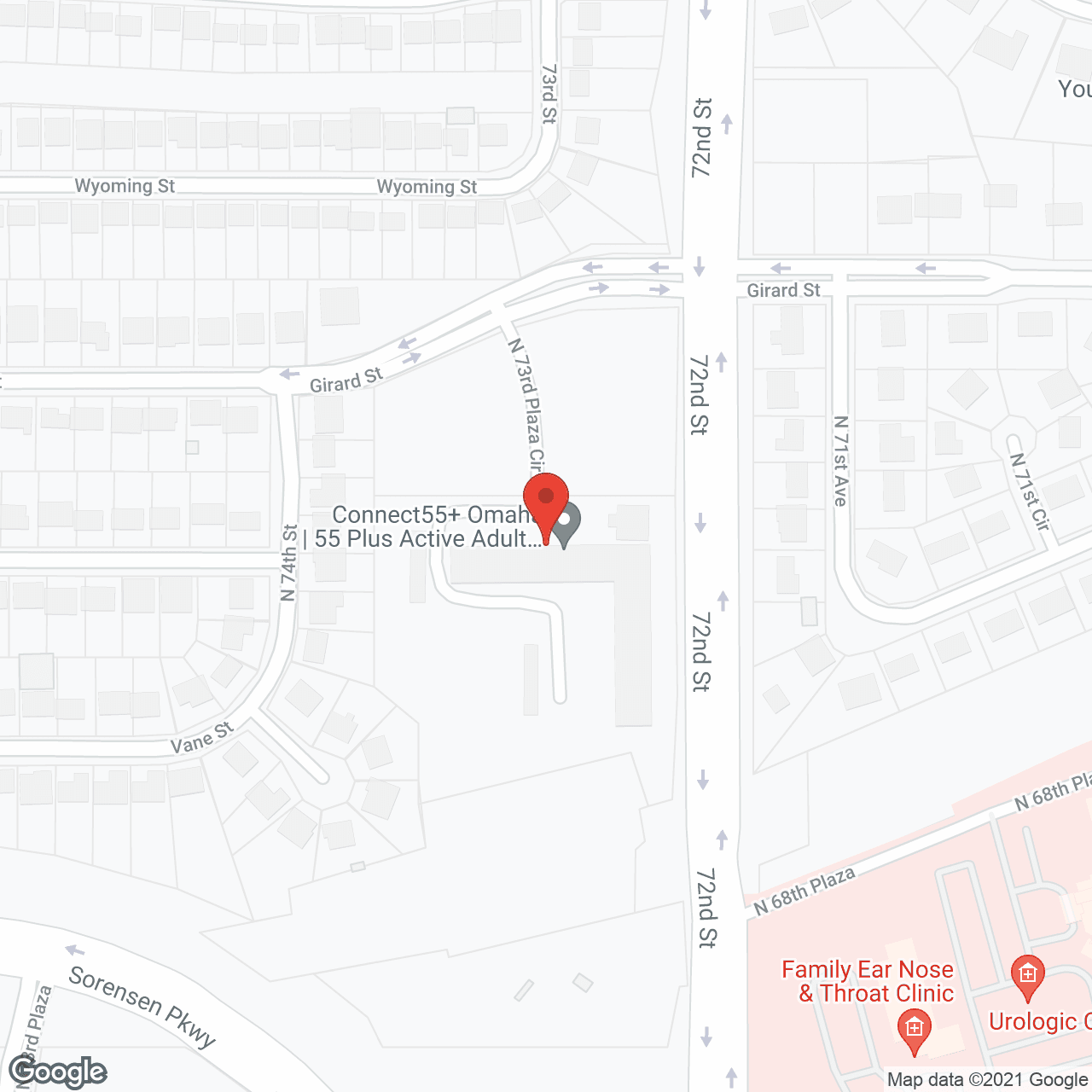 Woodbridge Senior Village in google map