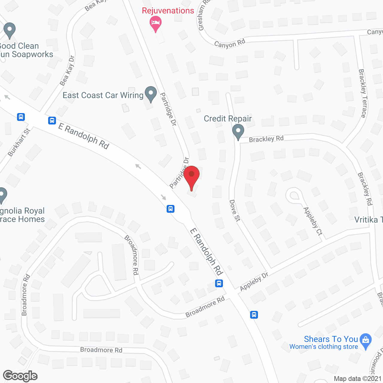 Rejuvenation in google map