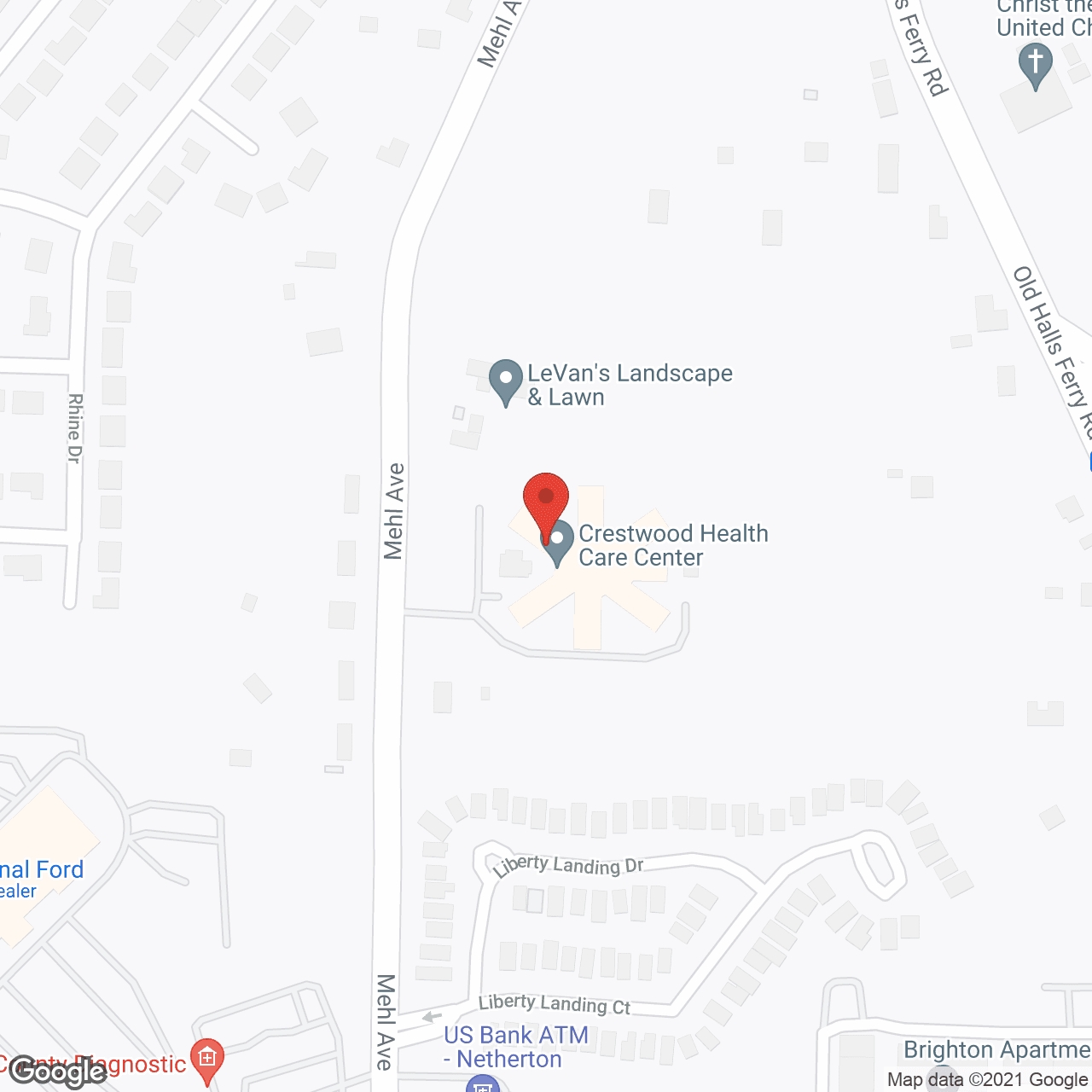 Crestwood Health Care Center, L.L.C. in google map