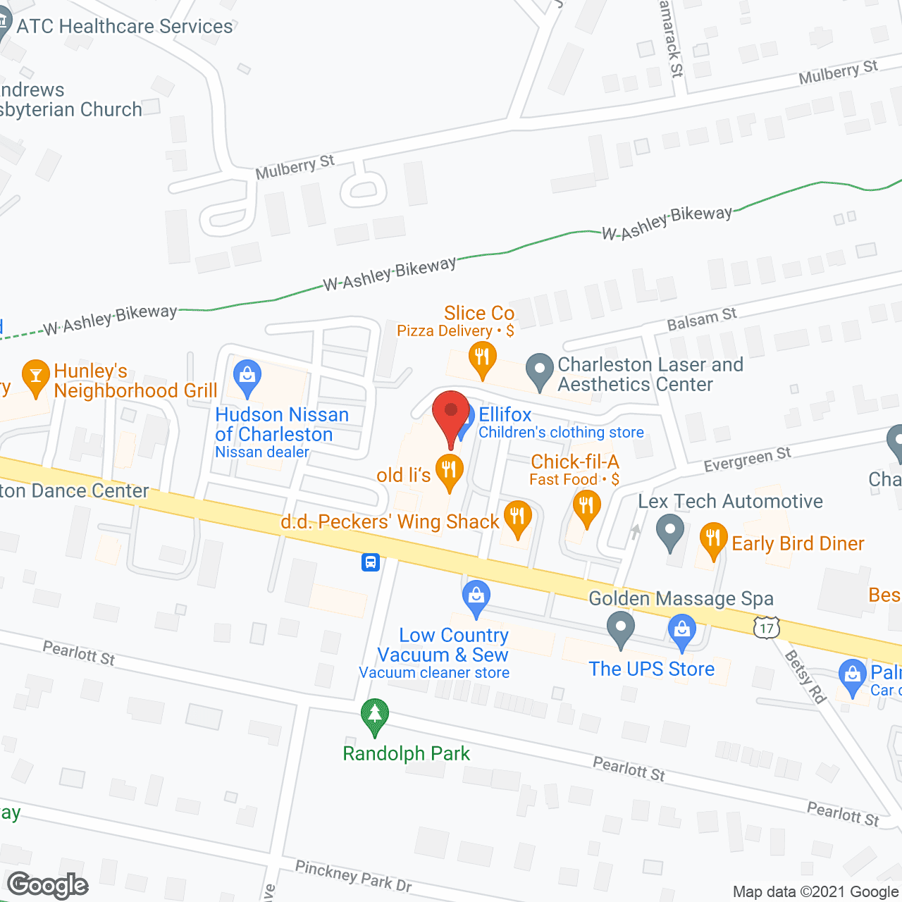 TheKey Charleston in google map