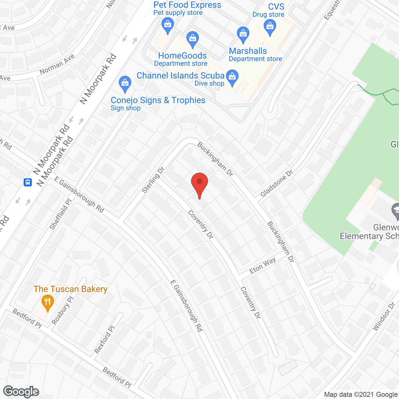 Navita Residence Coventry Drive in google map