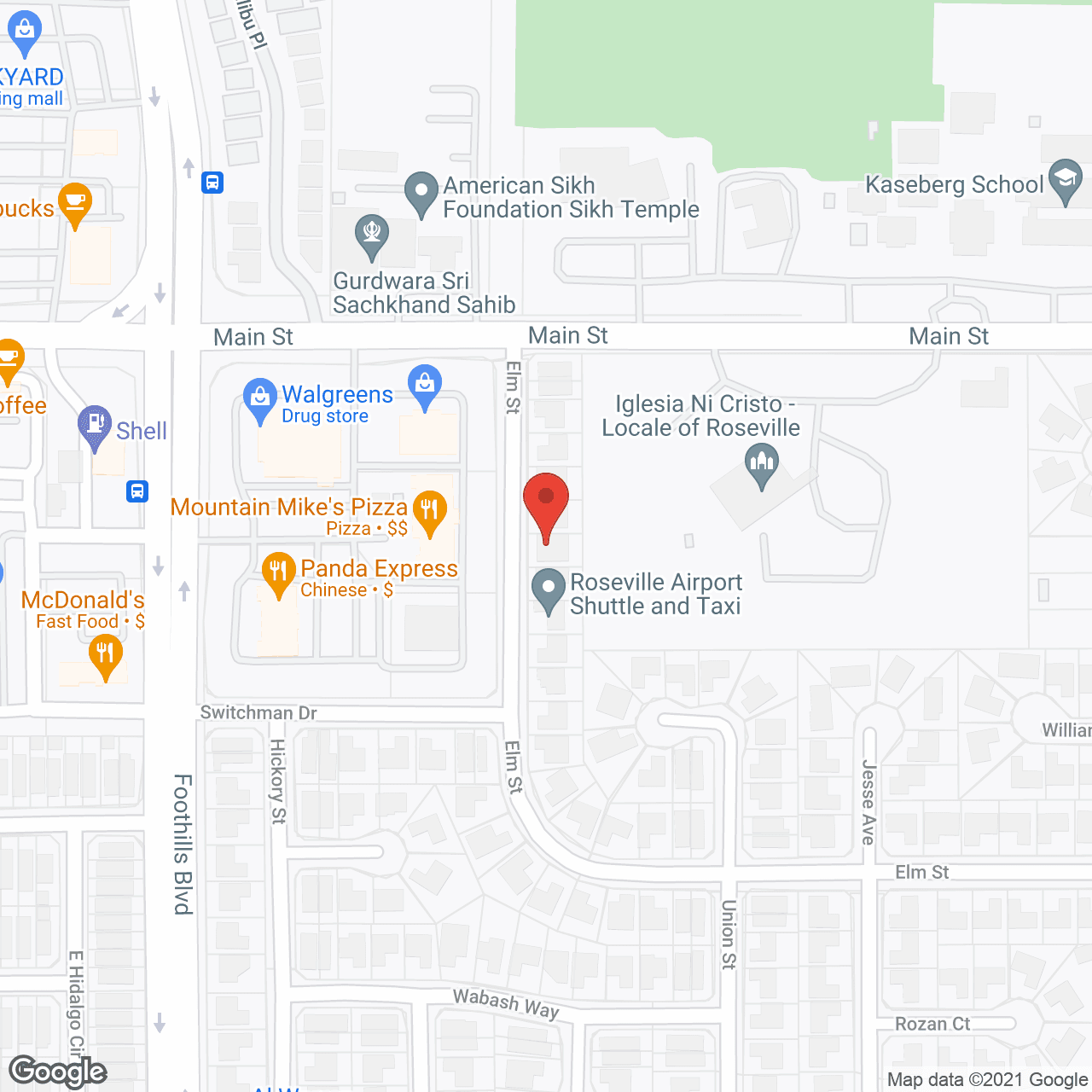 Golden Hills Care Home in google map