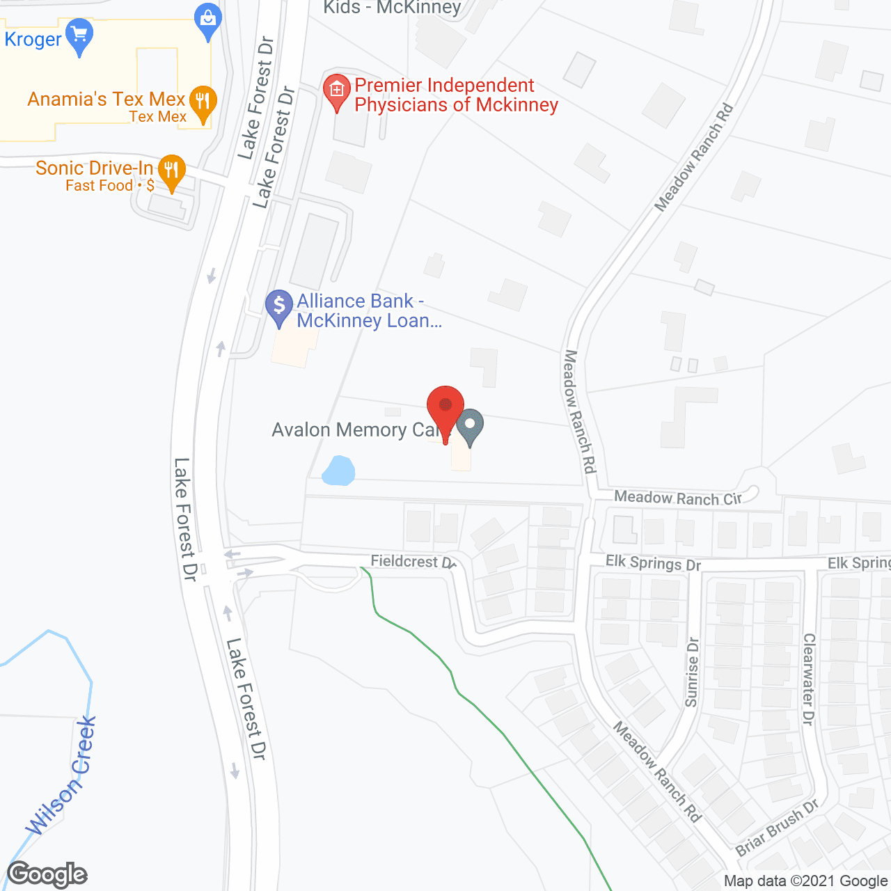 Avalon Memory Care - Meadow Ranch Road in google map