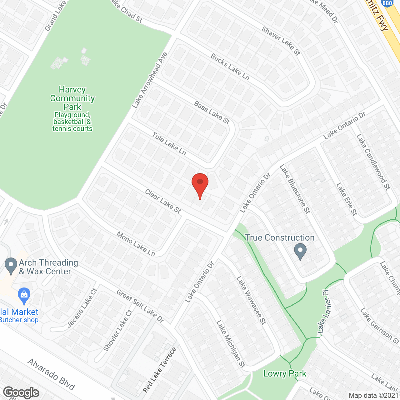 A and P Care Home in google map
