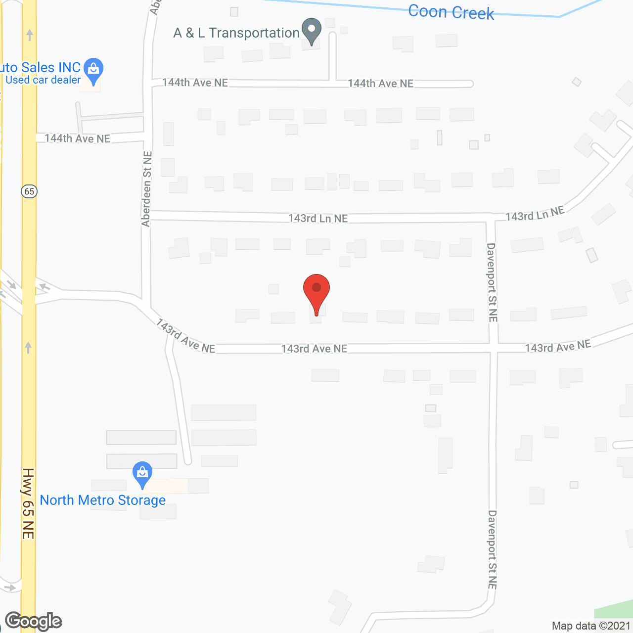 Adult Foster Care in google map