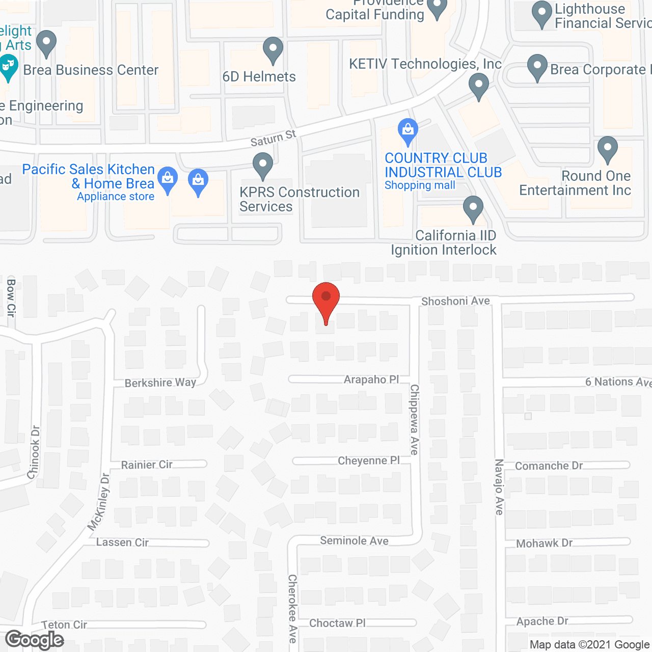 Adams Family Home III in google map
