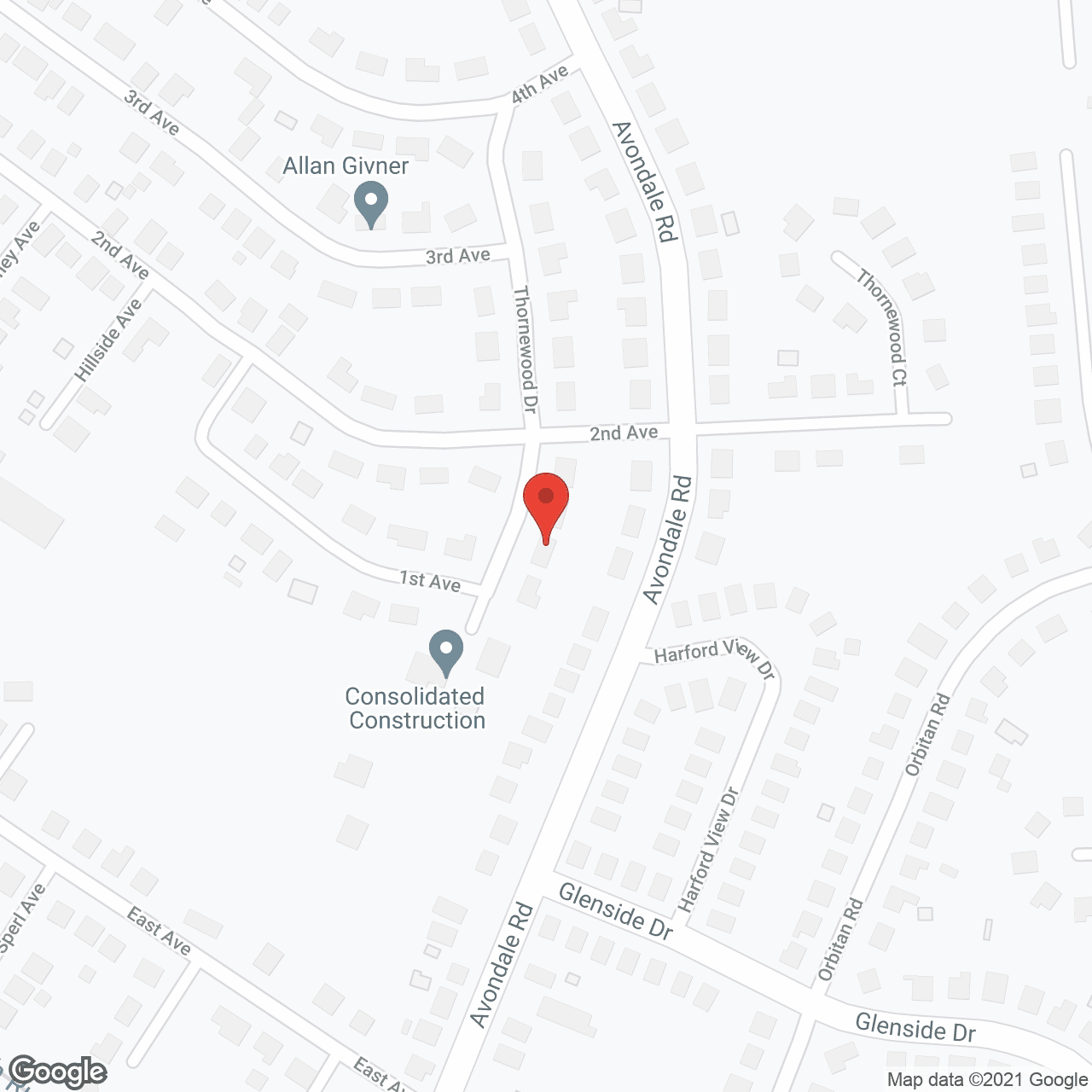 Community Care Assisted Living III in google map