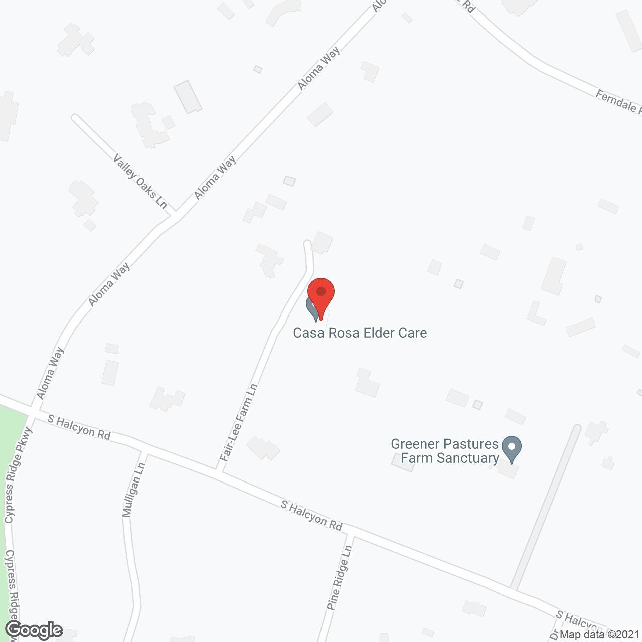 Casa Rosa Elder Care in google map
