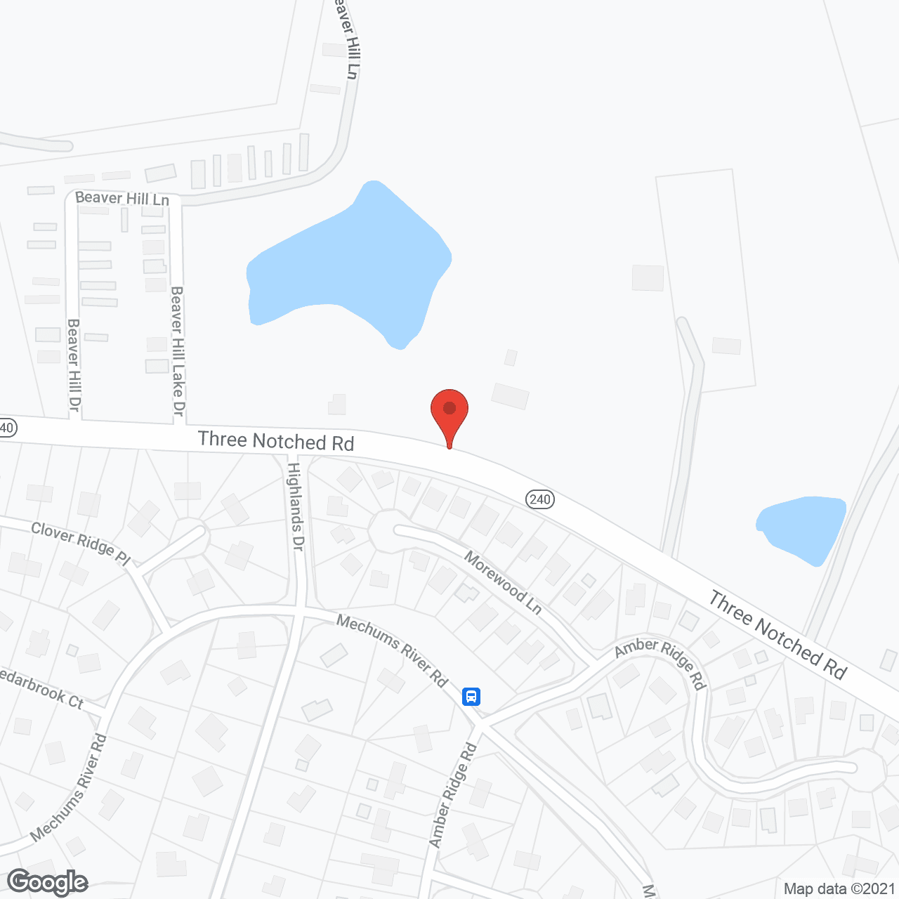 Beaver Hill Village in google map