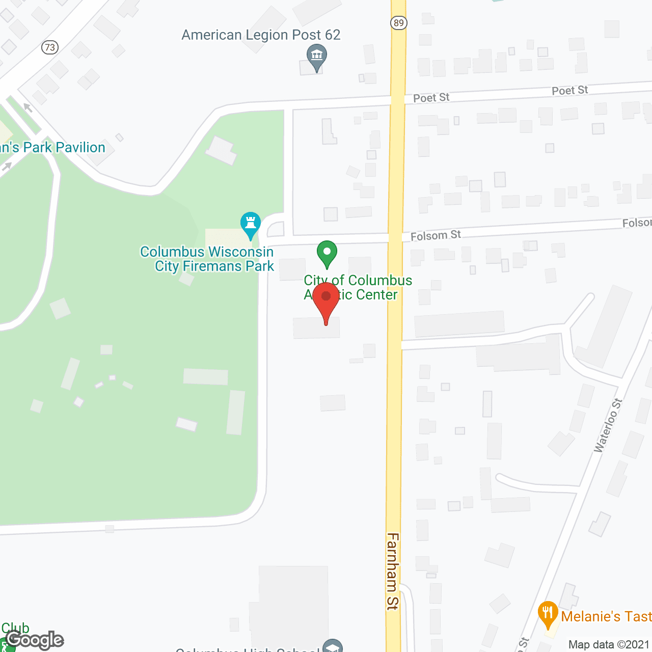 Farnham Village in google map
